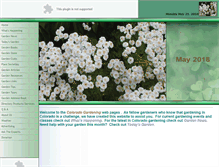 Tablet Screenshot of coloradogardening.com